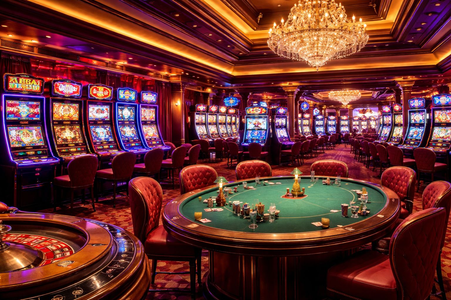 Biểu ngữ casino trực tuyến đầy màu sắc HB 88 với không khí máy đánh bạc và trò chơi bàn